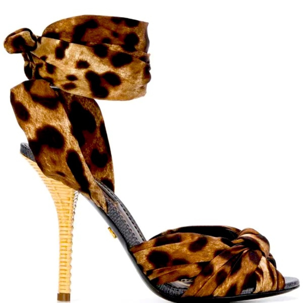 Authentic Dolce & Gabbana Leopard Sandals